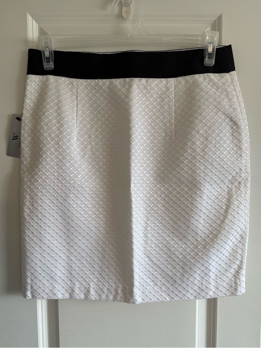 Worthington White and Black Mini Pencil Skirt - Picture 5 of 5